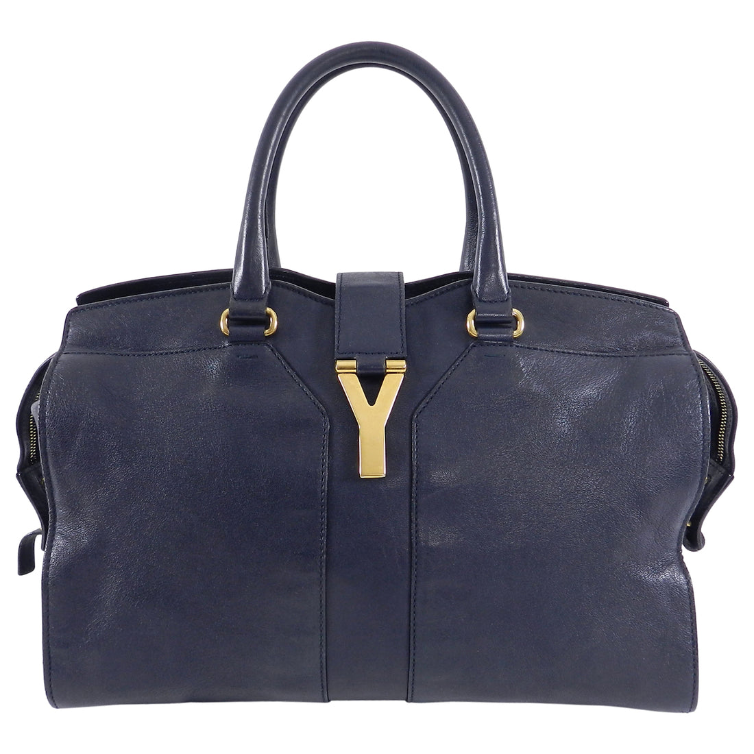 YSL Yves Saint Laurent Midnight Navy Y Line Bag
