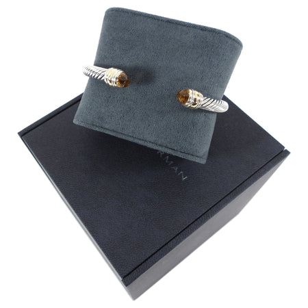 David Yurman Classic Cable 5mm Citrine Cuff Bracelet
