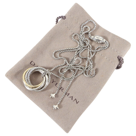 David Yurman Crossover Sterling Pendant Necklace